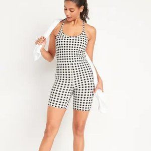 Old Navy PowerChill Racerback Bodysuit for Women -- 6-inch inseam New